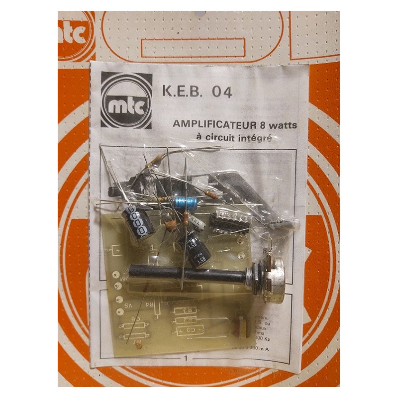 Kit électronique amplificateur 8 watts