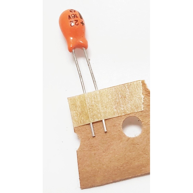 22mf 16volts tantal