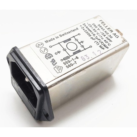 Filtre secteur 2 ampères