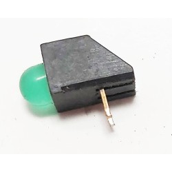 Led 5 mm verte avec support coudé