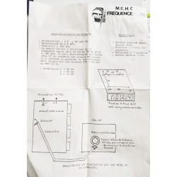 Kit électronique fréquencemètre 87.5 à 108mhz