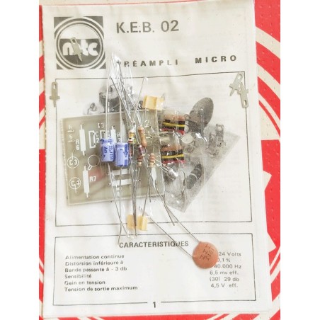 Kit électronique préampli micro