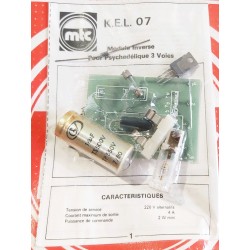 Kit électronique modulateur de lumière 3 voies + le négatif