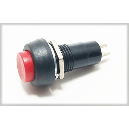 Interrupteur rond rouge