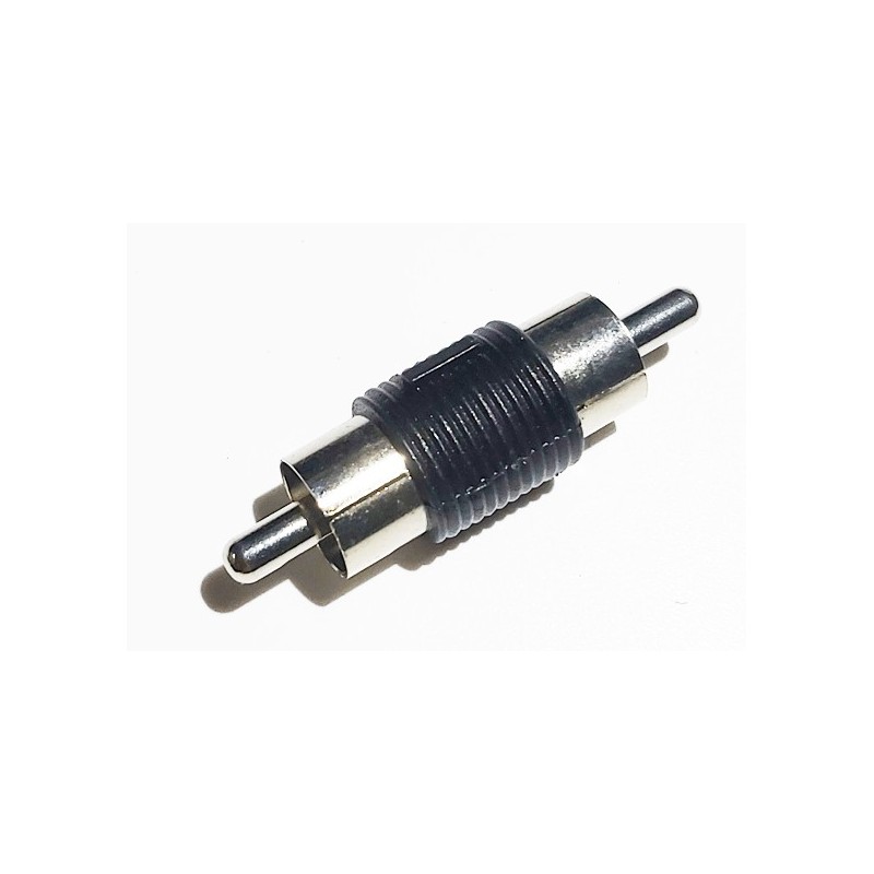 Adaptateur rca mâle / rca mâle