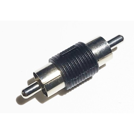 Adaptateur rca mâle / rca mâle