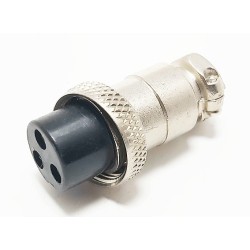 Connectique châssis 3 pôles femelle