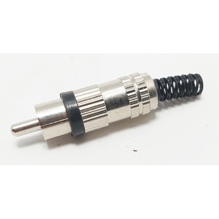 Fiche RCA male métal