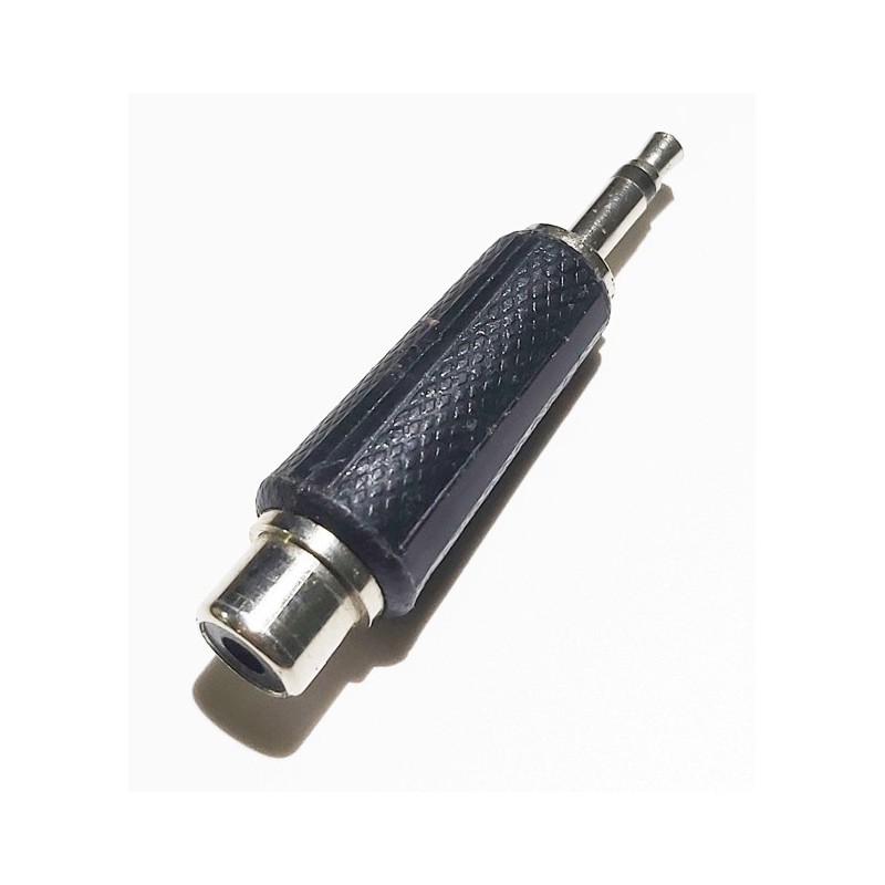 Adaptateur jack 3.5 mono - rca femelle