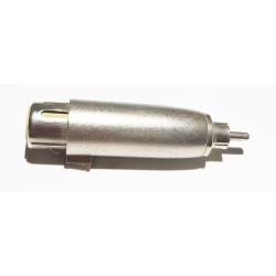 Adaptateur XLR femelle / rca mâle
