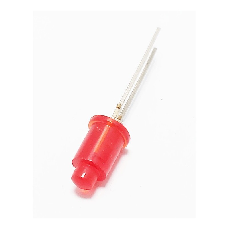 Led rouge 5mm avec pointe ronde