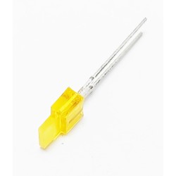 Led jaune rectangulaire bout fin