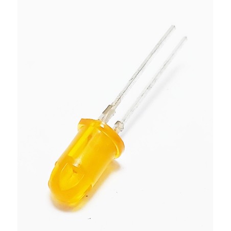 Led jaune 5mm pointe en croix