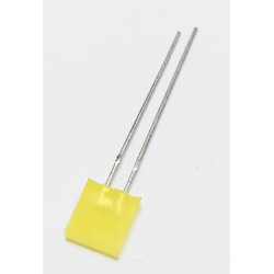 Led jaune rectangulaire
