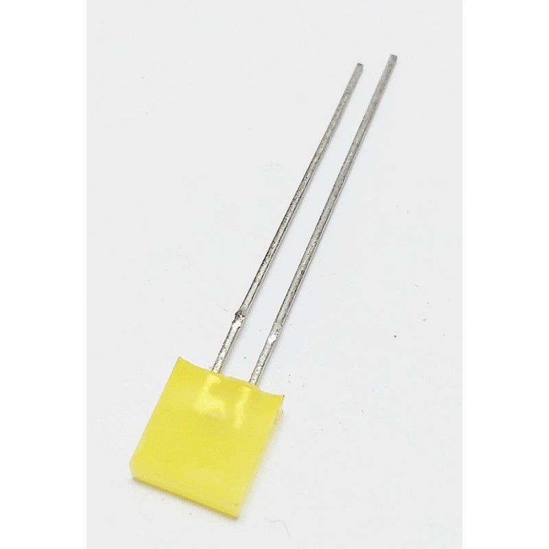 Led jaune rectangulaire