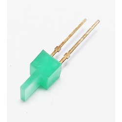 Led verte 5mm rectangulaire fin