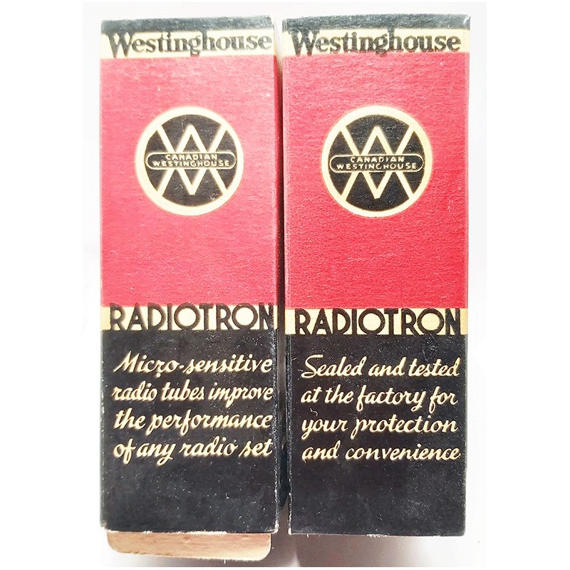 Tube 6V6G westinghouse lot de 2 tubes Composant Electronique