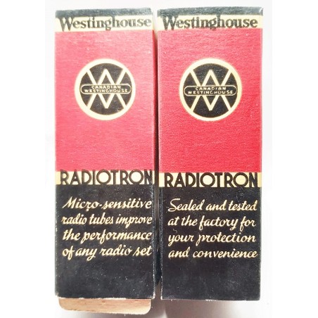 Tube 6V6G westinghouse lot de 2 tubes Composant Electronique