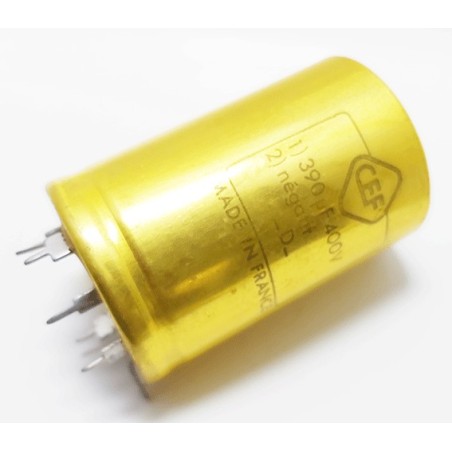 Condensateur chimique 390mf 400volts