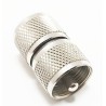 Raccord PL259 mâle/mâle
