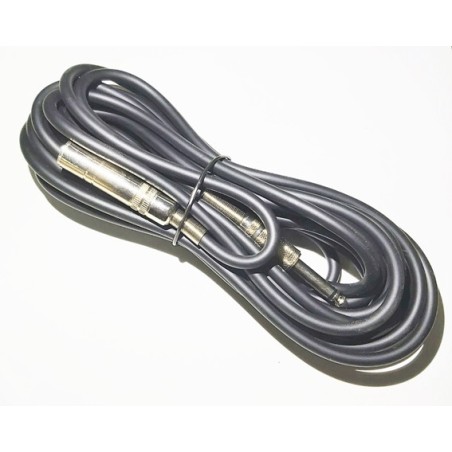 Prolongateur jack 6.35 mâle mono / jack femelle 6.35 mono