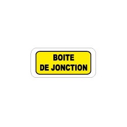 Etiquette boite de jonction