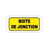 Etiquette boite de jonction