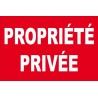 Panneau propriété privée