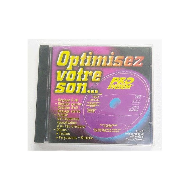 CD réglage du son pour hifi haut de gamme