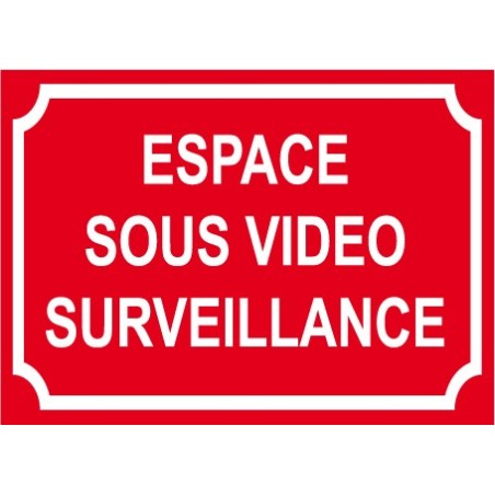 espace sous vidéo surveillance