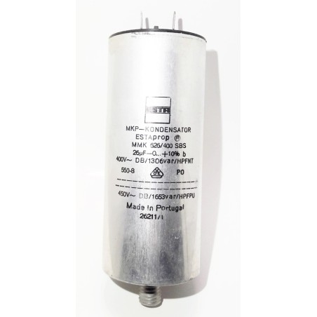 Condensateur démarrage 26µf 400volts ~