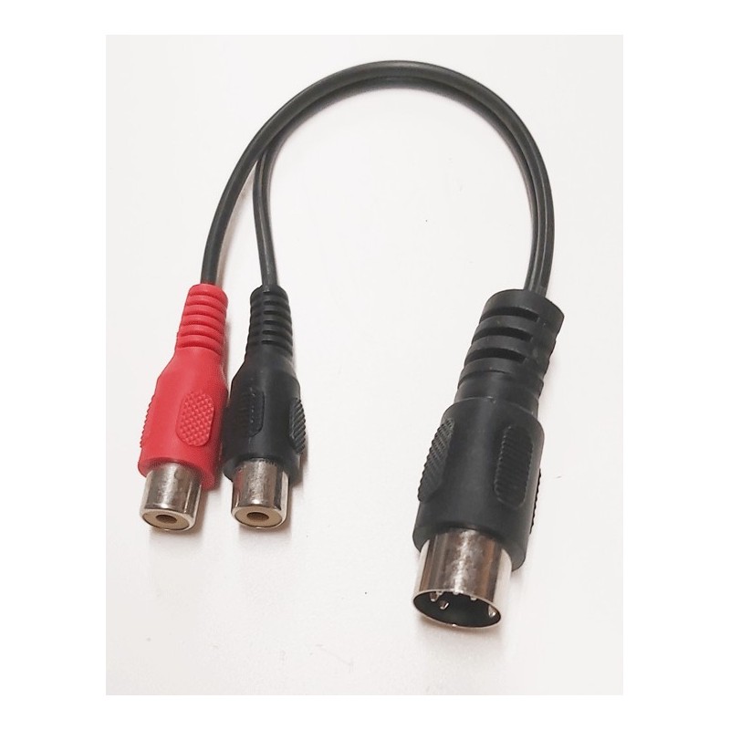Adaptateur rca femelle - din 5 broches mâle