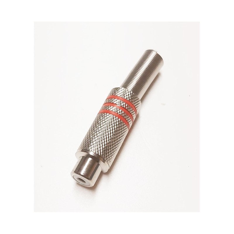 Fiche RCA femelle métal  pro