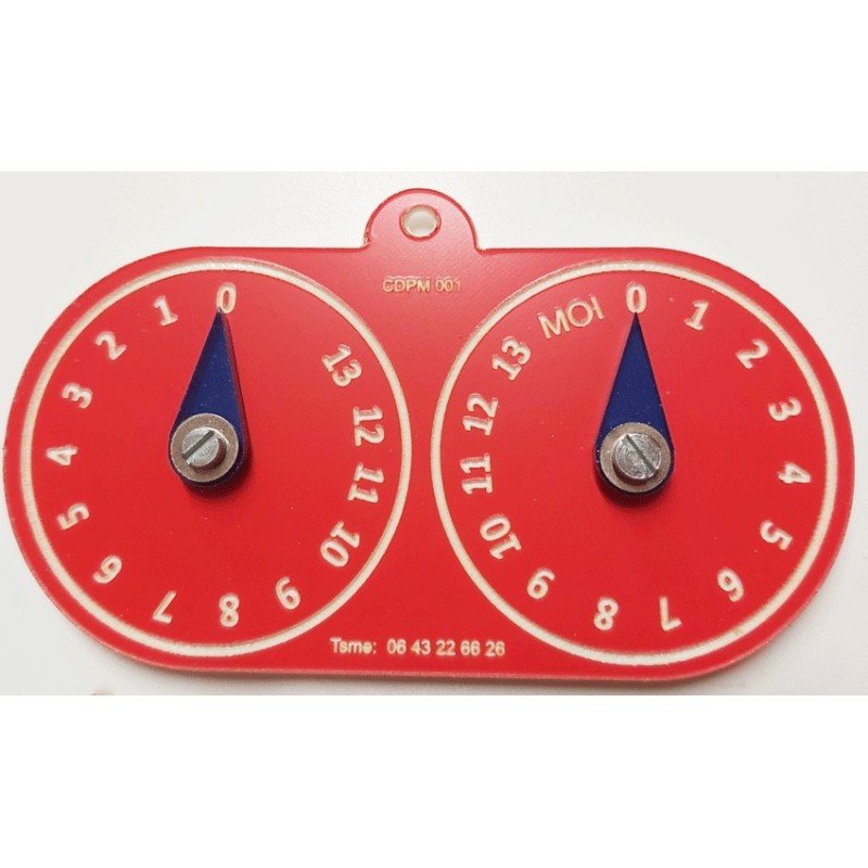 Compteur de point pour pétanque a main, boules de pétanque