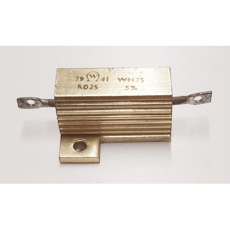 Résistance de puissance alu 0.25 ohms 25 watts 5% Composant Electronique