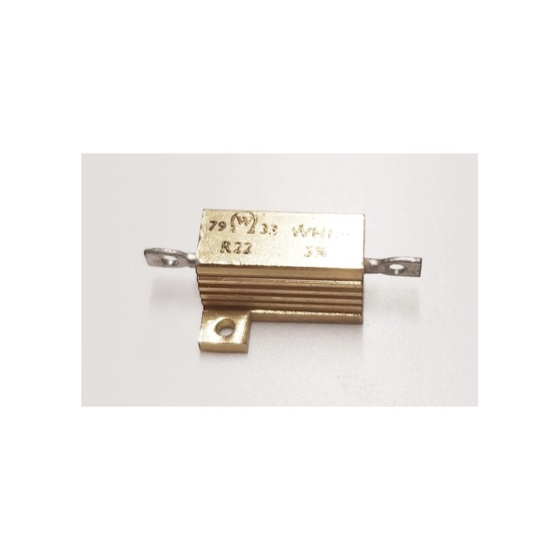 Résistance de puissance alu 0.22 ohms 10 watts 5% Composant Electronique