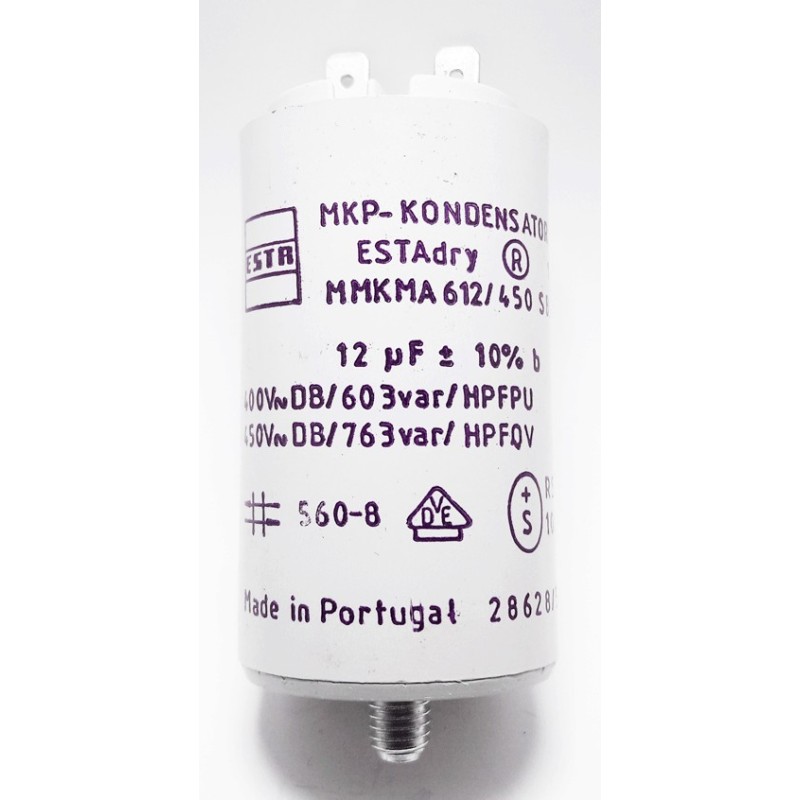 Condensateur démarrage 12µf 450volts ~