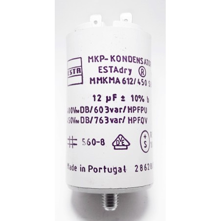 Condensateur démarrage 12µf 450volts ~