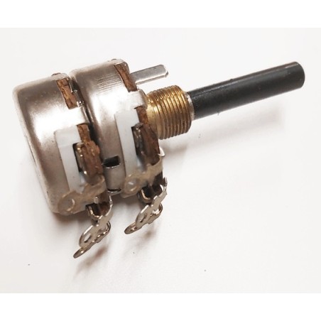 Potentiomètre stéréo 1x4K7A + 1 x1kA