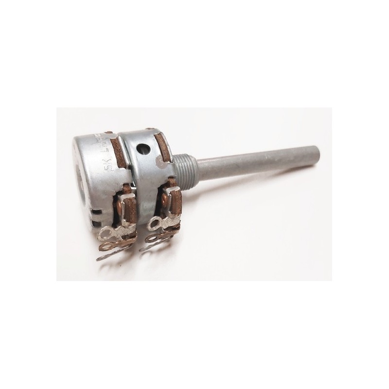 Potentiomètre stéréo 2x5kA