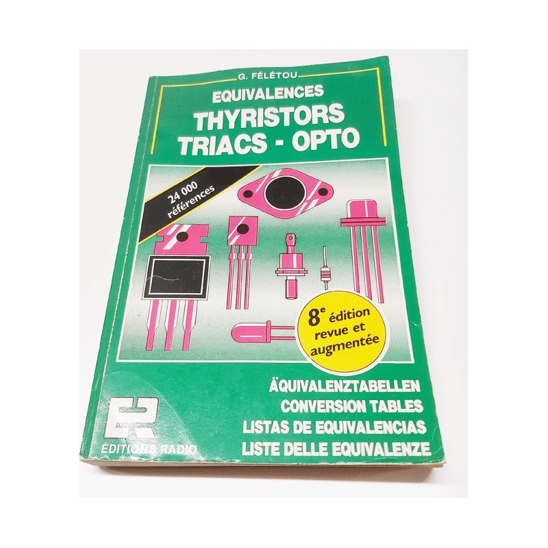 Livre d'équivalences pour thyristors et triacs