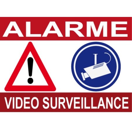 Panneau de dissuasion alarme