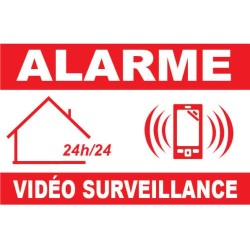 Panneau alarme vidéo surveillance