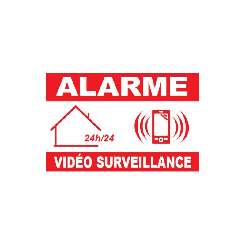 Panneau alarme vidéo surveillance