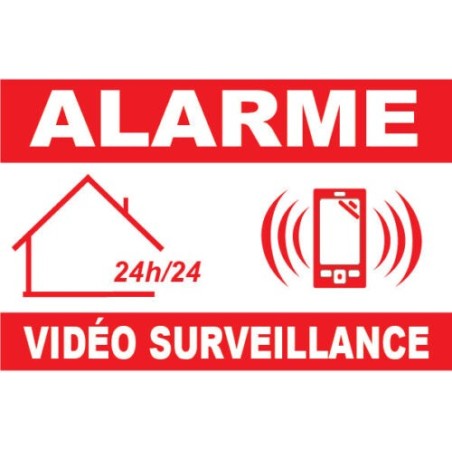 Panneau alarme vidéo surveillance
