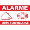 Panneau alarme vidéo surveillance