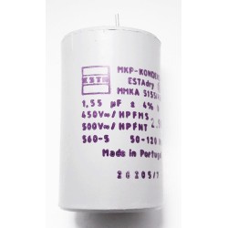 Condensateur démarrage 1.55µf 450volts ~