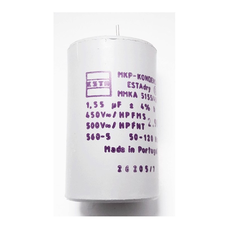 Condensateur démarrage 1.55µf 450volts ~