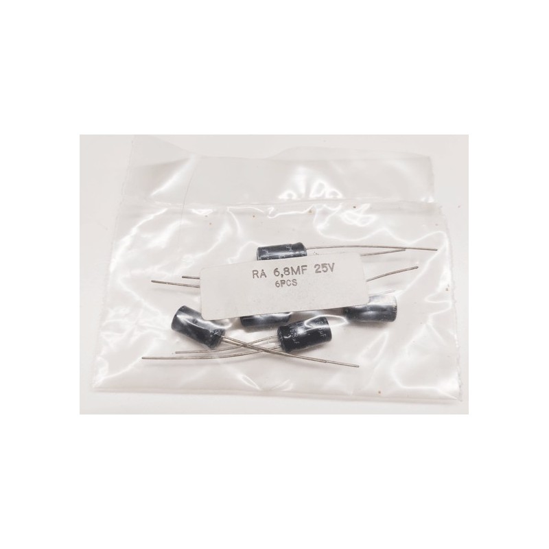 6.8µf 25volts Chimique radial