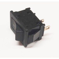 Interrupteur à bascule noir avec repère 10amp/250volts